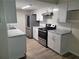 Modern kitchen featuring stainless steel appliances, granite countertops and white cabinets at 6354 Shannon Pkwy # 15D, Union City, GA 30291