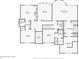 Second floor layout featuring bedrooms, bathrooms, closets, laundry room, open to below section and closet sizes at 3149 Hidden Falls Ne Dr, Buford, GA 30519
