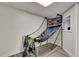 Finished basement contains a basketball hoop game with neutral paint and gray floors at 2970 Oxford Rd, Atlanta, GA 30349