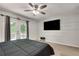 Bedroom featuring a king-size bed, an ensuite bathroom, and private access to balcony at 2970 Oxford Rd, Atlanta, GA 30349