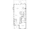 Layout of first floor highlighting open kitchen, dining and living spaces, plus the primary bedroom suite at 3131 Stonegate Sw Dr, Atlanta, GA 30331