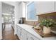 Bright, clean kitchen with quartz counters, and stainless appliances at 2121 Hempstead Ct, Snellville, GA 30078