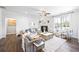 Cozy living room with a fireplace, comfortable seating, and natural light at 2121 Hempstead Ct, Snellville, GA 30078