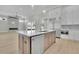 Beautiful kitchen with stainless steel appliances and a large island at 123 Candler Loop, Acworth, GA 30101