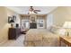 Comfortable bedroom featuring a queen-sized bed, dresser, and windows at 1566 Arden Sw Dr, Marietta, GA 30008