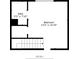 Layout showing bedroom and bath in a home plan with dimensions provided for accuracy at 2121 Whitekirk Nw St, Kennesaw, GA 30152