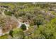 This aerial view showcases a quiet residential area with lush greenery and neatly arranged houses at 3069 Thrasher Cir, Decatur, GA 30032