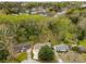 Aerial view of the property surrounded by lush trees in a suburban neighborhood at 3069 Thrasher Cir, Decatur, GA 30032