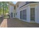 Expansive back deck perfect for entertaining with access to home and views of the backyard at 7037 Waters Edge Dr, Stone Mountain, GA 30087