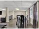 The basement is an entertainment and relaxation zone, including a dining area and a cozy seating arrangement at 7037 Waters Edge Dr, Stone Mountain, GA 30087