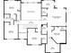 Detailed second floor plan showcases bedrooms, bathrooms, and walk-in closets at 3967 Bellingrath Main Nw, Kennesaw, GA 30144