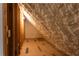 Unfinished attic space with insulation at 4440 Cannon Rd, Loganville, GA 30052