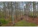 Private backyard with mature trees and lush greenery at 2735 Peachtree Walk, Duluth, GA 30096