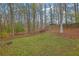 Spacious backyard with mature trees and a lush lawn at 2735 Peachtree Walk, Duluth, GA 30096