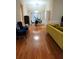 Inviting dining area with gleaming wood floors and light fixture at , Stone Mountain, GA 30087