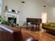 Cozy living area boasts a fireplace, hardwood floors and ample lighting at , Stone Mountain, GA 30087