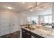 Contemporary kitchen boasts stainless steel appliances and stylish granite countertops at 1101 Juniper Ne St # 612, Atlanta, GA 30309