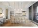 Modern kitchen featuring stainless steel appliances, granite countertops, and pendant lighting at 1820 Peachtree Nw St # 303, Atlanta, GA 30309
