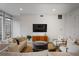 Bright living room with modern furnishings, stylish decor, and lots of natural light at 1820 Peachtree Nw St # 303, Atlanta, GA 30309