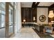 Modern lobby with marble floors, high ceilings, and sleek furniture at 1820 Peachtree Nw St # 303, Atlanta, GA 30309