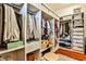 Spacious walk-in closet with custom shelving and storage solutions for clothes, shoes, and accessories at 976 Blue Ridge Ne Ave, Atlanta, GA 30306