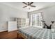 Bedroom features hardwood floors, large windows and modern storage system at 195 14Th Ne St # 1908, Atlanta, GA 30309