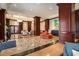 Elegant lobby with marble floors, decorative pillars, and comfortable seating arrangements, showcasing a welcoming ambiance at 195 14Th Ne St # 1908, Atlanta, GA 30309