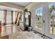 Bright kitchen with stainless steel appliances and a sliding glass door leading to the backyard at 561 Culberson Sw St, Atlanta, GA 30310