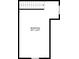 Floor plan showing a large upper bedroom space, spanning 16'7