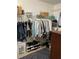 Spacious walk-in closet with ample shelving and hanging space for organized storage at 3503 Saddlebrook Dr, Loganville, GA 30052