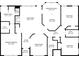 Detailed floor plan showcasing the layout of this home, including all rooms and dimensions at 5330 Maltdie Ct, Sugar Hill, GA 30518