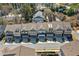 Bird's-eye view of townhomes, showing modern exteriors and convenient garage parking in a well-planned community at 2120 Sonoma Se Dr, Smyrna, GA 30080