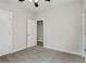 Neutral bedroom featuring plush carpet and a ceiling fan at 3298 Rangers Gate, Marietta, GA 30062
