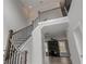 Open foyer features staircase with iron railing and views of the living room at 3298 Rangers Gate, Marietta, GA 30062