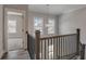 Upstairs hallway features hardwood floors, natural light, and modern finishes at 3298 Rangers Gate, Marietta, GA 30062