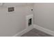 Unfinished laundry room hookups and connections in new construction home at 3298 Rangers Gate, Marietta, GA 30062