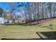 Expansive front yard with lush grass and mature trees creating a serene outdoor space at 3298 Rangers Gate, Marietta, GA 30062