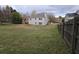 View of the backyard, showcasing the fence line and the potential for outdoor activities at 79 Dogwood Ferry Ct, Lawrenceville, GA 30046