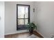 Bright window showcasing a tranquil view of wooded backyard at 210 Woodcliff Dr, Atlanta, GA 30350