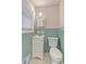 Bathroom featuring blue tiling on the walls and floor at 3001 Will Rogers Se Pl, Atlanta, GA 30316