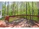 Outdoor deck perfect for relaxing and enjoying nature at 3590 Lester Sw Ct, Lilburn, GA 30047