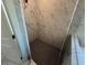 Modern shower with tile floor and tile walls with glass door at 636 Silva St, Cumming, GA 30040