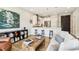 Inviting living room featuring a modern kitchen, wood floors, and stylish furnishings at 22 Airline Ne St # 204, Atlanta, GA 30312