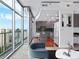 Modern kitchen with stainless steel appliances, hardwood floors, and a breakfast bar at 250 Pharr Ne Rd # 2101, Atlanta, GA 30305