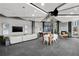 Resident lounge features a cozy fireplace, pool table, tv, and ample seating at 250 Pharr Ne Rd # 2101, Atlanta, GA 30305