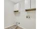 Laundry room with cabinets and utility connections at 3485 Walnut Rdg, Atlanta, GA 30349