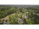 Overhead shot of expansive property with lush trees and well-maintained homes at 12680 Old Surrey Pl, Roswell, GA 30075
