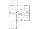 Detailed floor plan showcasing a kitchen, living room, dining room, bedrooms, and garage layout at 3740 Williams Point Dr, Cumming, GA 30028