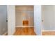Open view of a well-organized closet with shelves, offering ample storage in a clean and accessible space at 2025 Fairway Crossing Dr, Woodstock, GA 30188