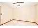 Bedroom with a ceiling fan, neutral walls, carpet and baseboard trim at 1420 Stephenson Rd, Lithonia, GA 30058
